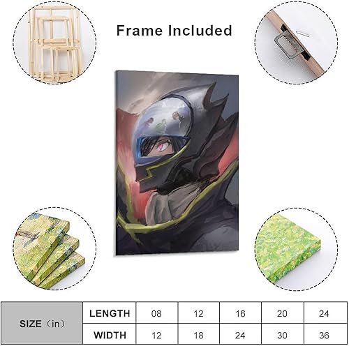 Miniatura 2 de Code Geass-Lelouch of The Rebellion - Póster de anime (125) póster artístico, lienzo, pintura, decoración de pared, impresión de fotos, regalos para