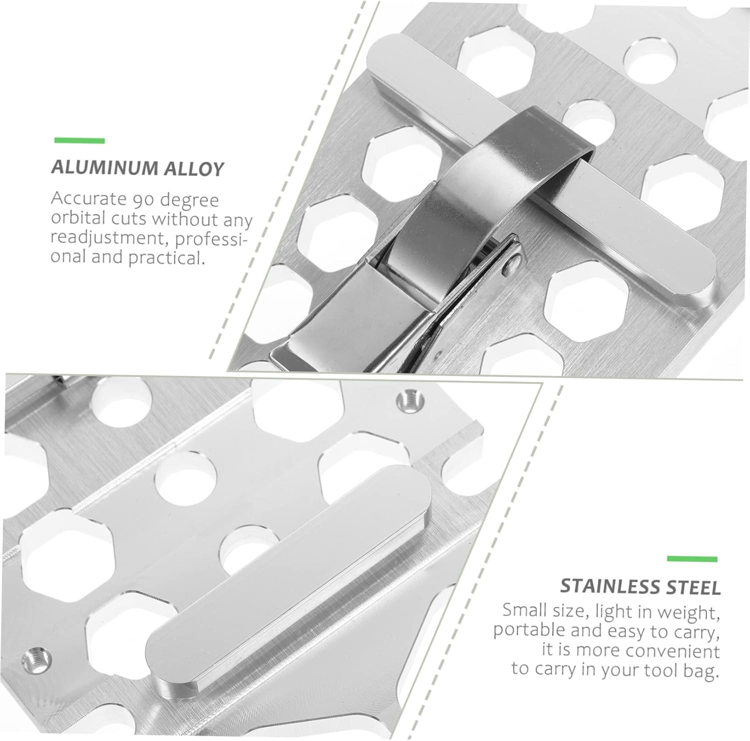 Circular Saw Track Guide Right Angle Rail Angle Guide Rail for Track Saws Compatible