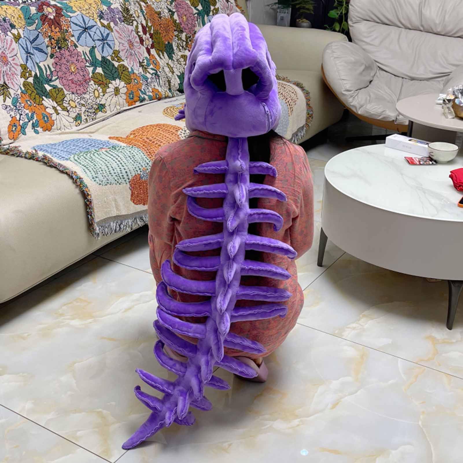 Costume Scheletro Dinosauro per Bambini Vestiti per Travestimenti con | Compleanno Halloween e Travestimenti Per Spettacoli Eventi a Tema Feste Horror Teatro Scuola Cinema Concerti