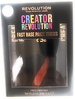 Revolution Creator Revolution Fast Base Paint Sticks, Face Painting, 0.21 oz