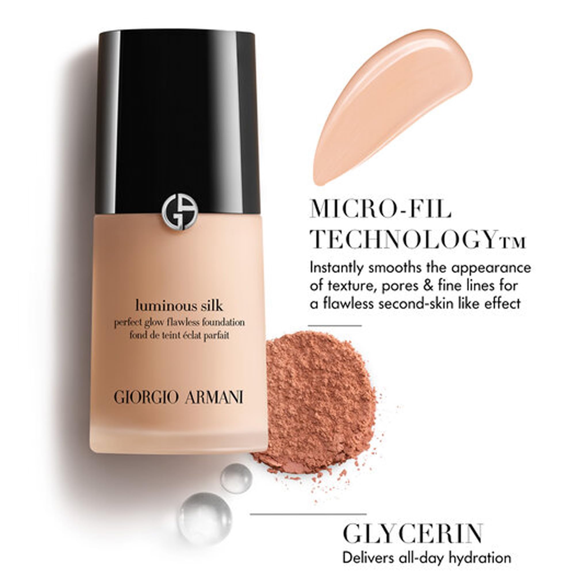 GIORGIO ARMANI Luminous Silk Foundation - # 6.5 (Tawny) 30ml/1oz