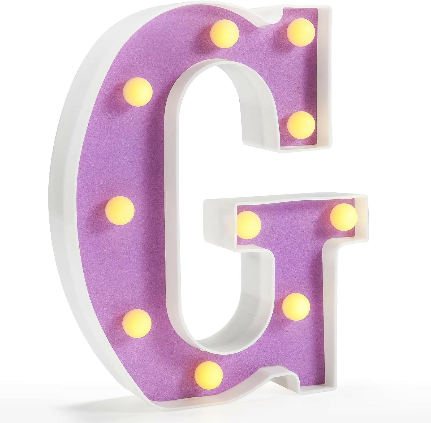 LED Marquee Letter Lights, Light Up Letters Glitter Alphabet Letter Sign Battery Powered for Night Light Birthday Party Wedding Girls Gifts Home Bar Christmas Decoration