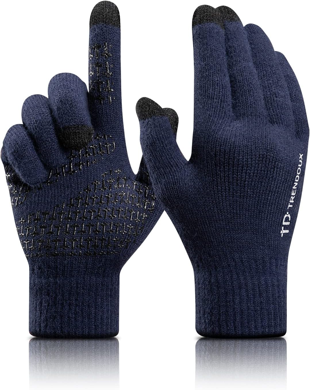TRENDOUX Men's Td08 TRENDOUX Softmax Winter gloves for men women can spot wash by hand in luke warm water with mild detergent. Hang to dry. Do not use hot water. Do not put in dryer.