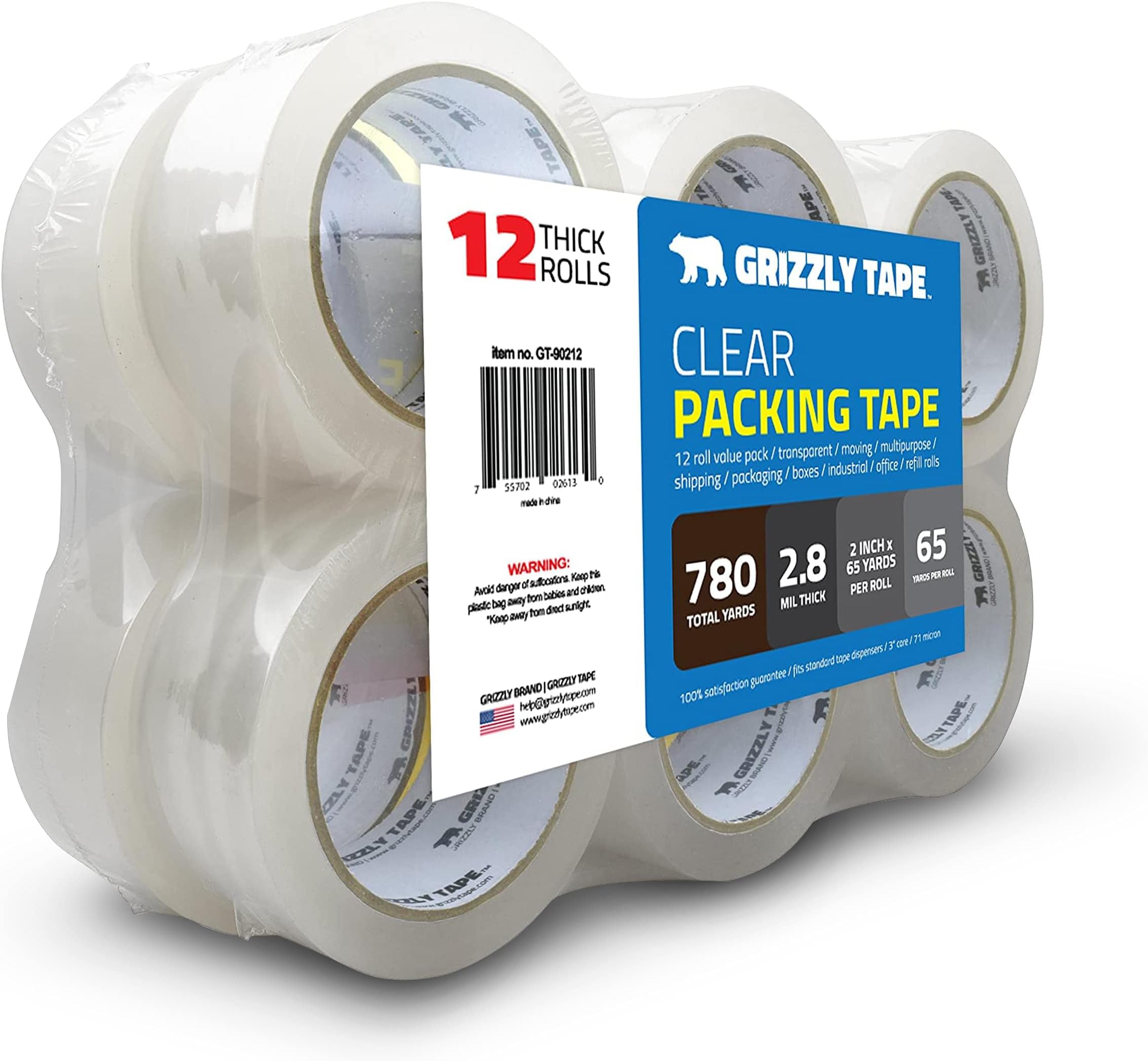 Uline PackPacking Tape 2" x 110 yds (S423) Duct Tape