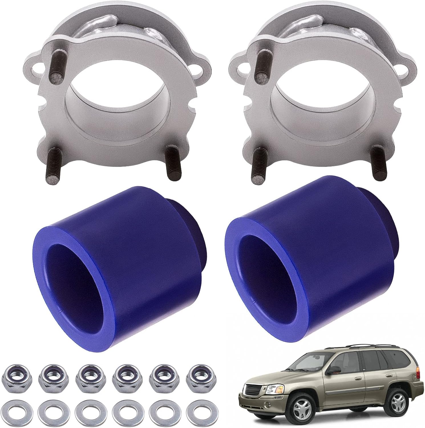 maXpeedingrods 3" Leveling Lift Kit for Chevy Trailblazer/GMC Envoy 2002-2009, 2WD 4WD SUV Leveling Kit Front Rear