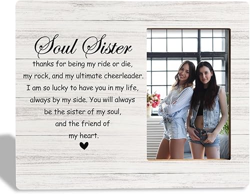 Miniatura 2 de Regalo para amigas, regalo de marco de fotos de madera, regalo ideal para mejores amigos, regalo de marco de fotos de amistad, regalo de cumpleaños