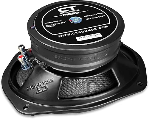 Miniatura 5 de CT Sounds Meso - Altavoces coaxiales para coche, 6 x 9 pulgadas, 400 W, 2 vías, par