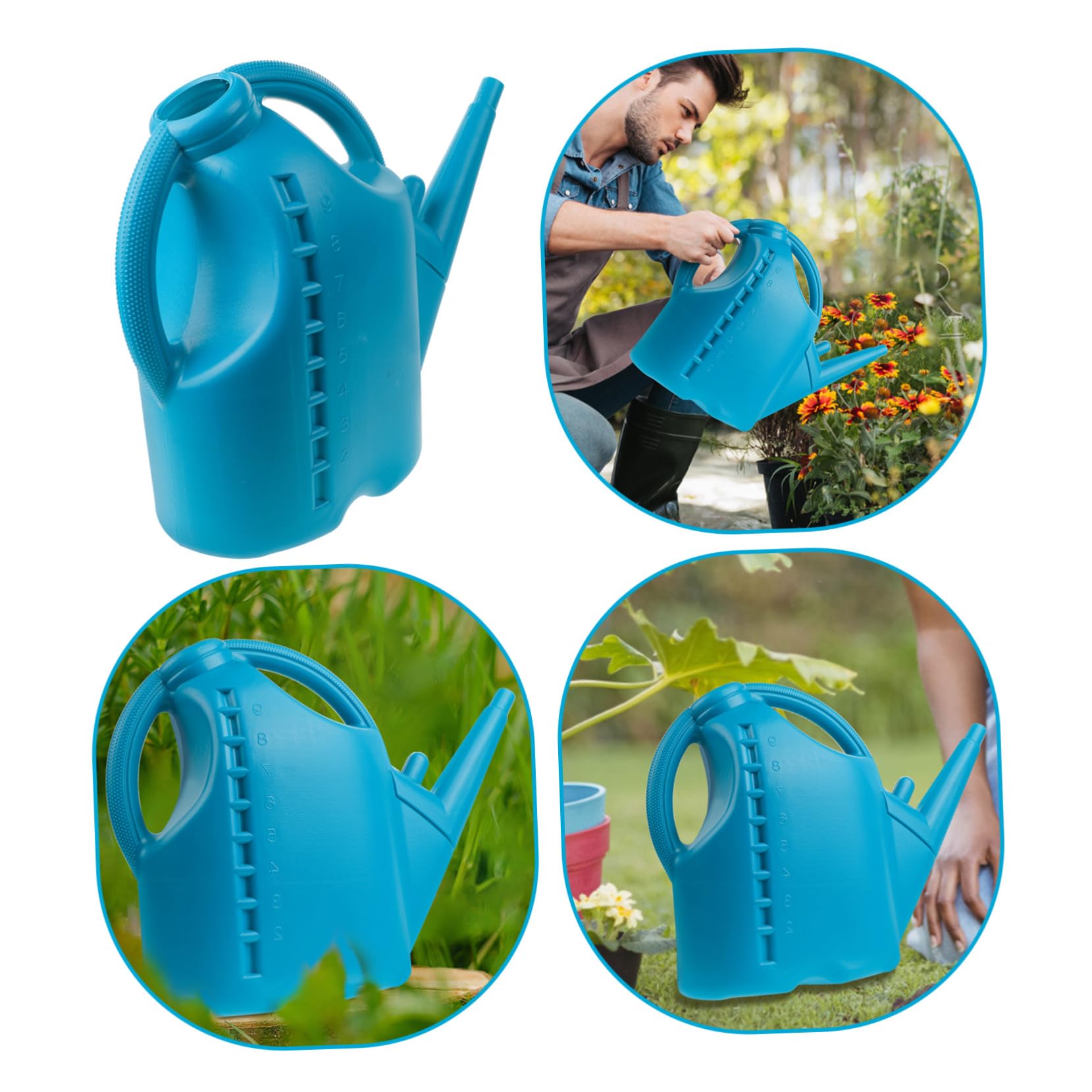 SUPVOX Blumengießflasche 10l aus Kunststoff mit Langem Ausguss und Präziser Bewässerung für Pflanzen und Sukkulenten im Garten und Badezimmer