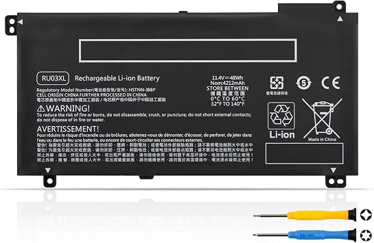 RU03XL Laptop Battery for HP Probook X360 11 G3 G4 G5 G6 440 G1 Series