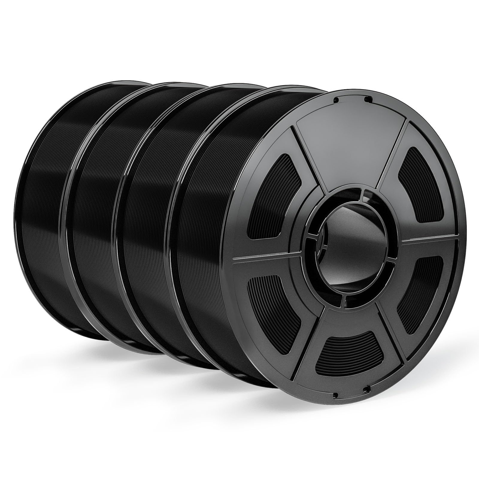 3D Printer Filament PLA Black 4kg 30-300mm/s for Bambu Lab AMS,AMSLite