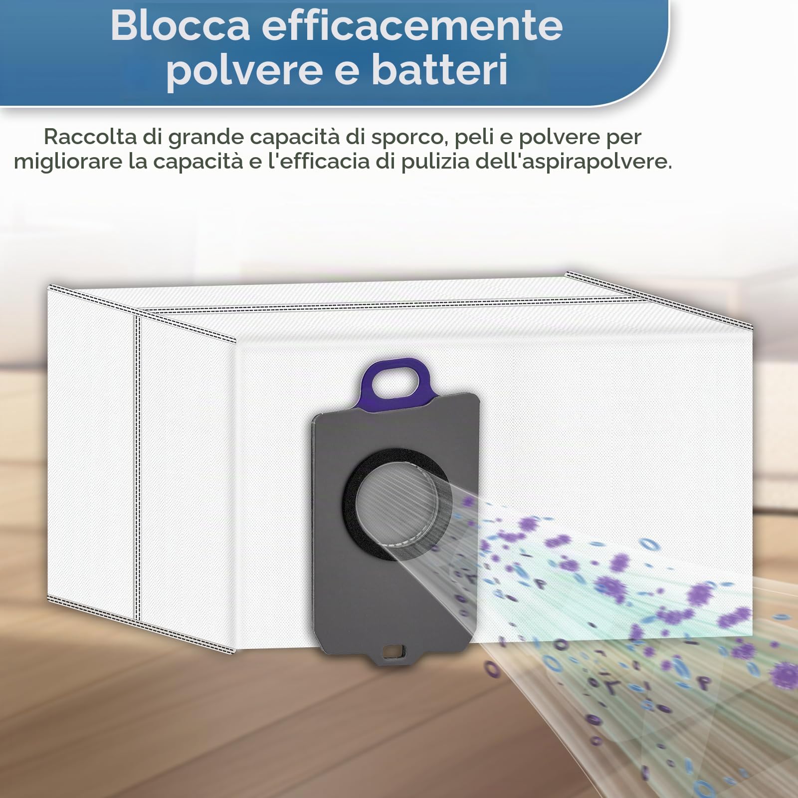 Confezione da 14 pezzi di ricambio Flow compatibili con robot aspirapolvere Narwal Flow, 1 spazzola a rullo, 1 mocio a pista, 4 spazzole laterali, 4 filtri HEPA, 4 sacchetti per la polvere, kit di