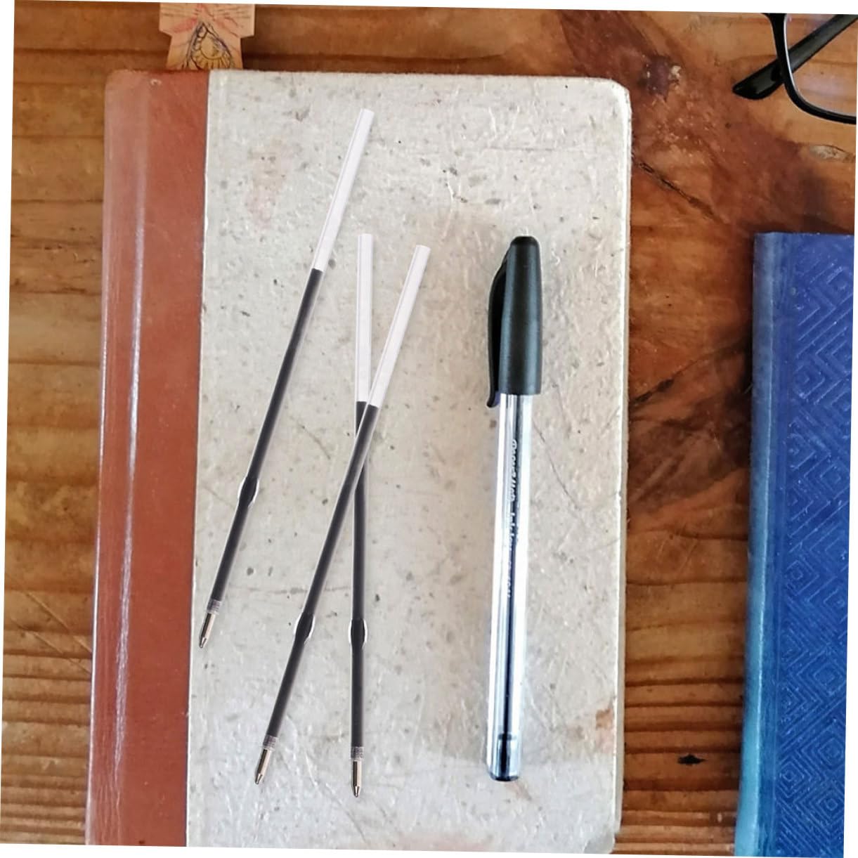 HOMSFOU 5 Series Recambios De Tinta Para Bolígrafos Papelería De Oficina Recambios Para Bolígrafos De Escritura Bolígrafos De Punta Fina Recambios Para Bolígrafos De 200 piezas*5