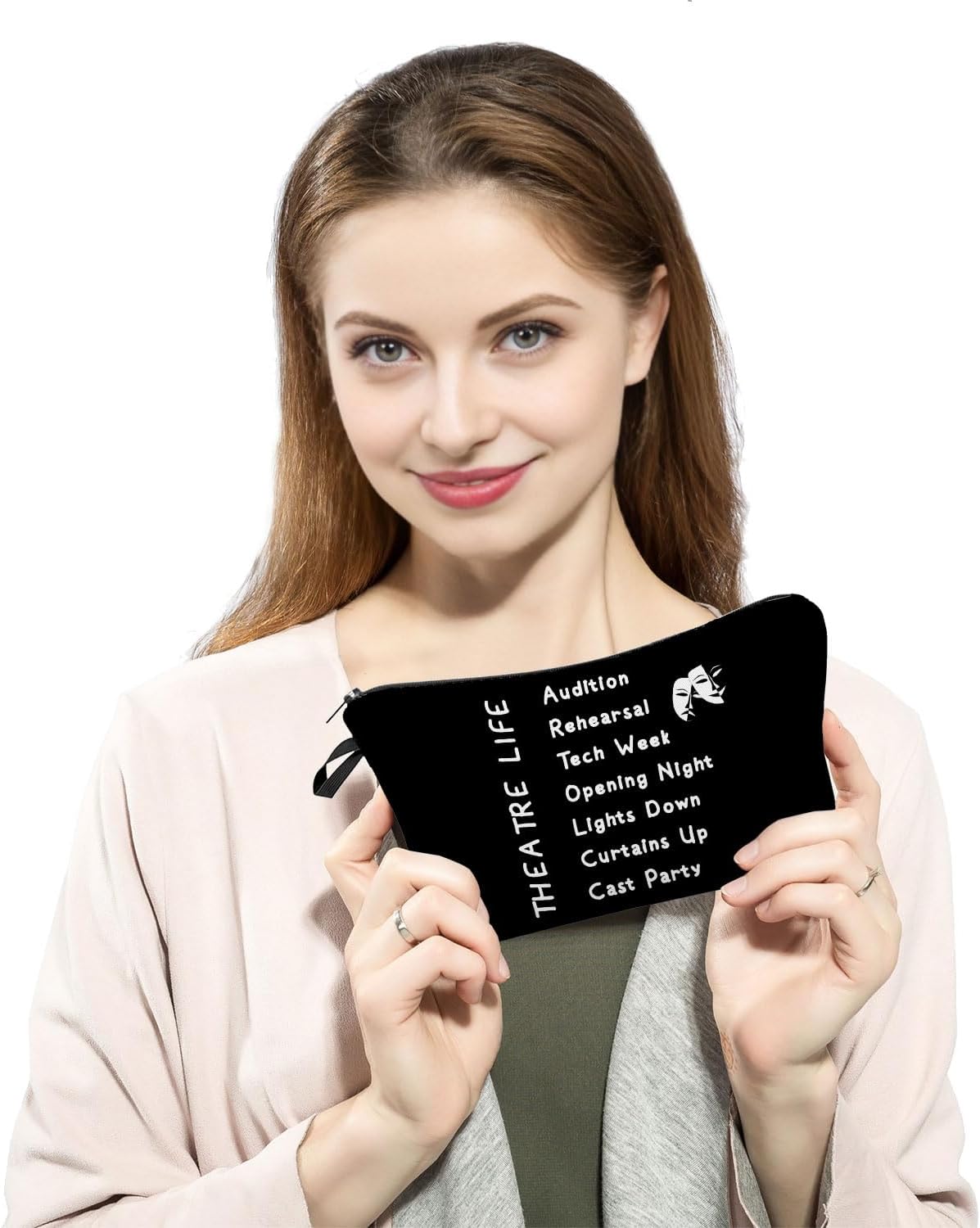 Theatre Life Print Small Cosmetic Bag image 3
