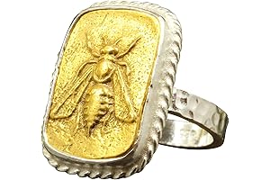 Handmade 925 Sterling Silver Replica Honey Bee Ring