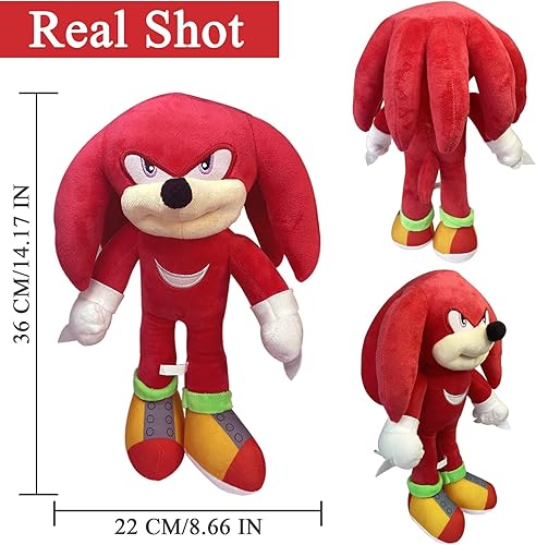 Miniatura 4 de LAIJUHM Juguete de peluche de erizo figura de peluche clásica de erizo de 1417 pulgadas el mejor regalo 3 piezas