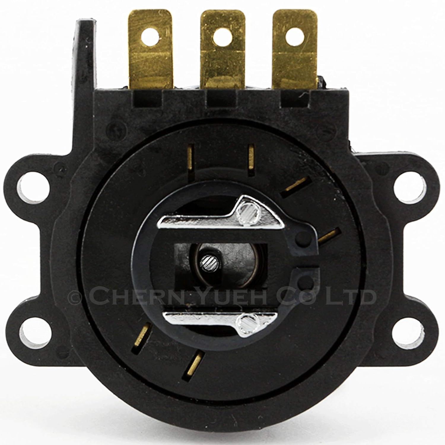 Round Key Ignition Switch for 93-13 Harley-Davidson Big Twin Dyna Fatboy Softail Road King 71313-96A (Chrome)