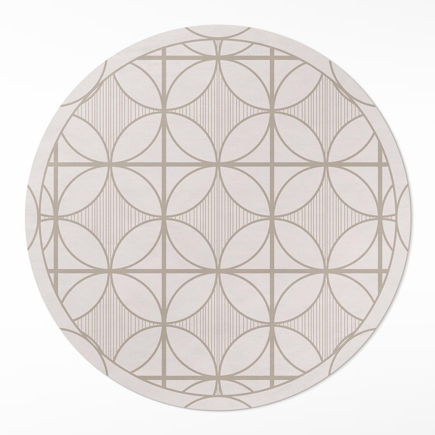 Tapis vinyle ø80 cm entretien facile pour sol cuisine sans tache