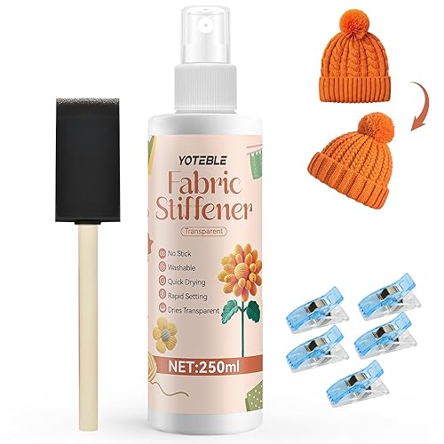 250ml Fabric Stiffener Spray, Stiffen Quick Fabric for Stiffening, Draping,