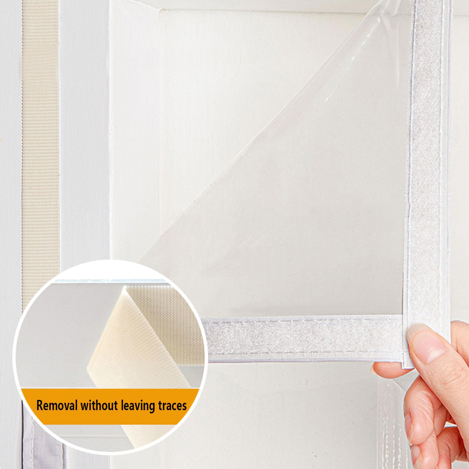 Pellicola Isolante Per Finestre Trasparente – Kit Antispifferi, Termico, Dimensioni Personalizzabili (Es. 90x100 Cm)