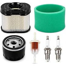 Maintenance Filter Kit Compatible with John Deere Z515E ZTrak Zero-Turn Mower, Advanced Pleated Filtration Replaces MIU11515 MIU11517 AM125424 AM116304 MIU11020, 6 Piece Set