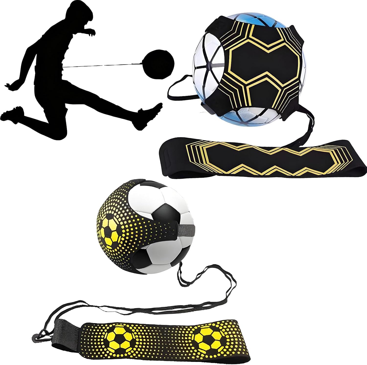 Shin Defender Kickback Trainer - Shindefender Kickback Trainer Soccer for Kids, Pass & Catch & Control The Ball Soccer Juggle Trainers for Beginners and Lovers