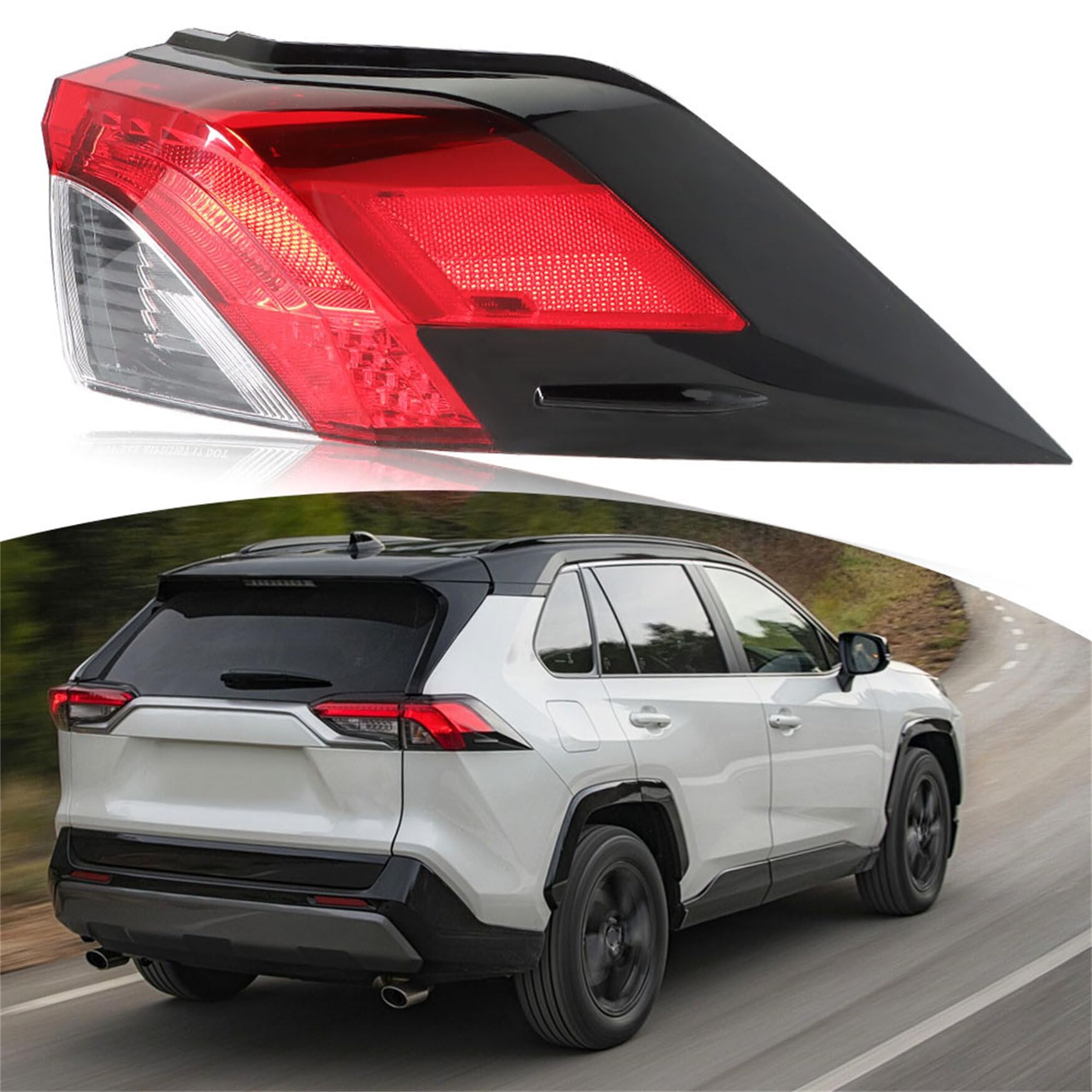 Amazon | WFLNHB 右側テールライトアセンブリ交換用 トヨタRAV4 2019