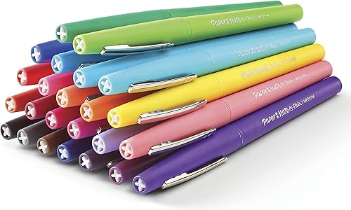 Miniatura 6 de Paper Mate Handwriting Triangular Mechanical Pencil Set with Lead &amp; Eraser Refills, 1.3mm, Fun Barrel Colors, 8 Count &amp; Felt Tip Pens Flair Marker
