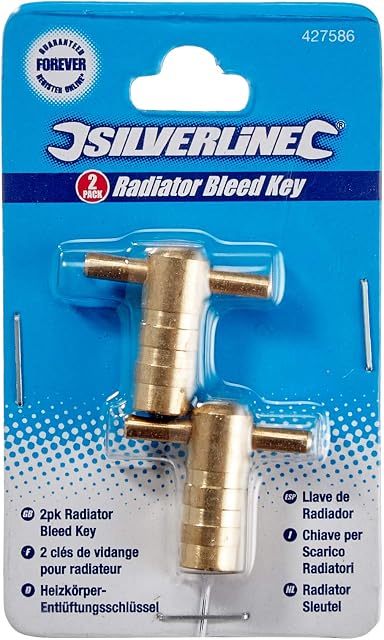 Silverline 427586 Radiator Bleed Key 2pk Pair