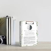 Vista 277 de Ospelelf Mini 3 Ring Binder, 2 Inch, Cute Pink Marble Binder for 5.5" x 8.5" with 5 Tab Dividers, File Folder Labels and Low Profile Clipboards