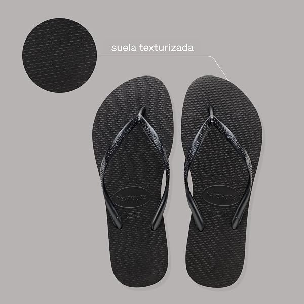 Havaianas Slim Chanclas Elegantes, Duraderas y Versátiles, con Suela Texturizada para Agarre y SoporteMujer - 4