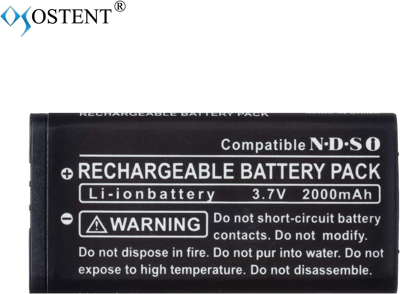 OSTENT 2000mAh Rechargeable Lithium-ion Battery + Tool Pack Kit for Nintendo DSi NDSi