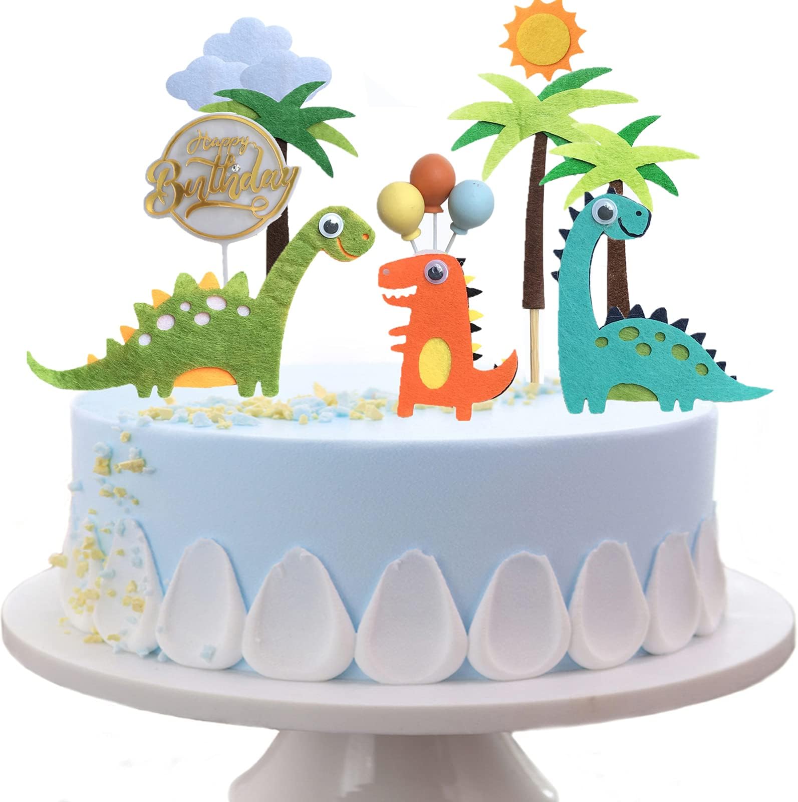 Dinosaur Cake Decorations Cupcake Topper Dinosaur Cake Toppers for kids — free download