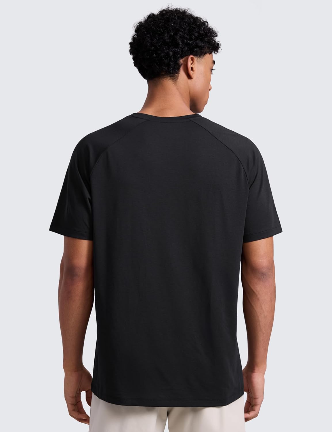 CRZ YOGA Mesh Workout Shirts for Men - Lightweight Breathable T-Shirts Running Athletic Training Short Sleeve Tops - Image 2