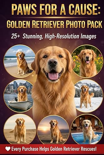PAWS FOR A CAUSE: GOLDEN RETRIEVER PHOTO PACK: Experience the