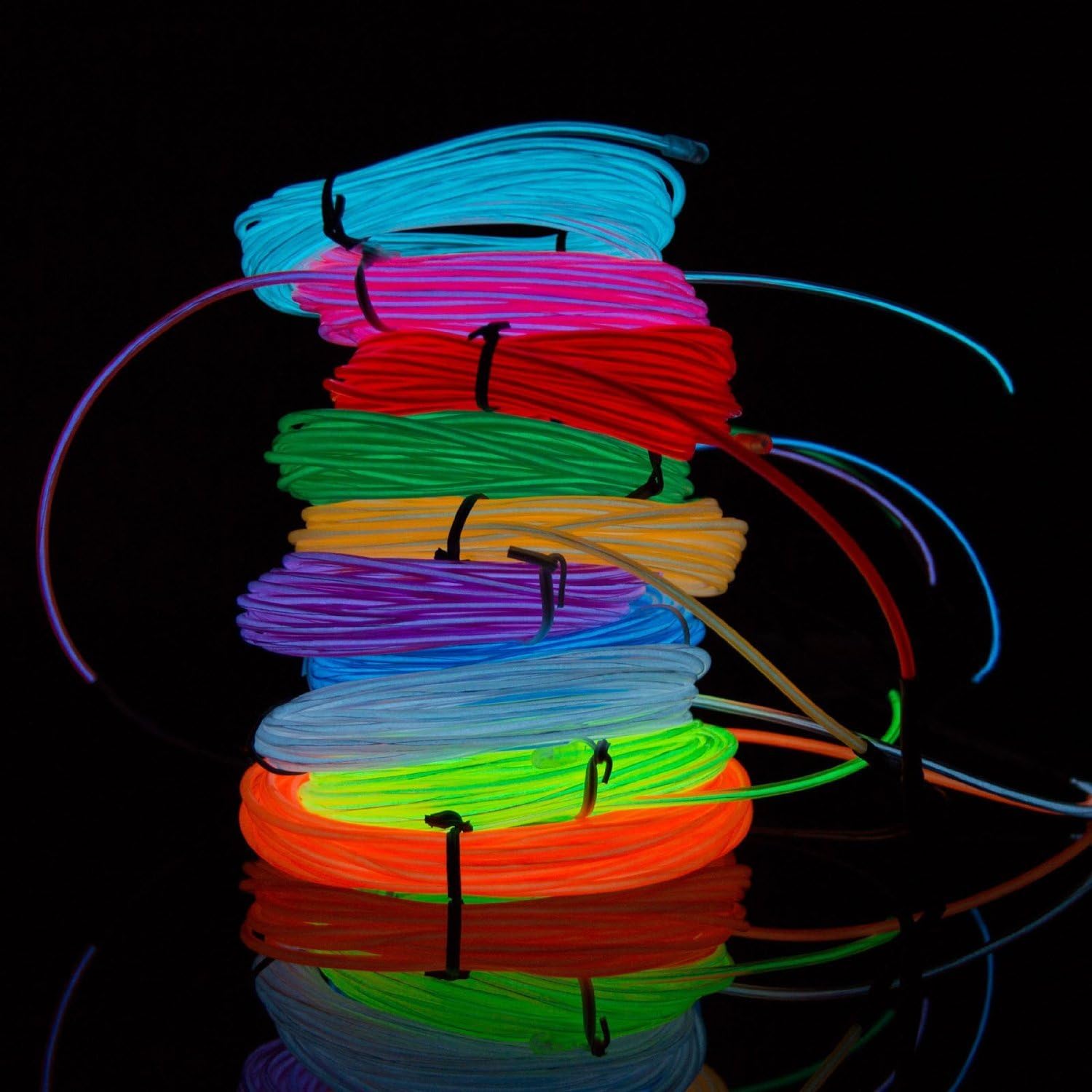 Portable EL Wire 10 Feet Long (Blue)