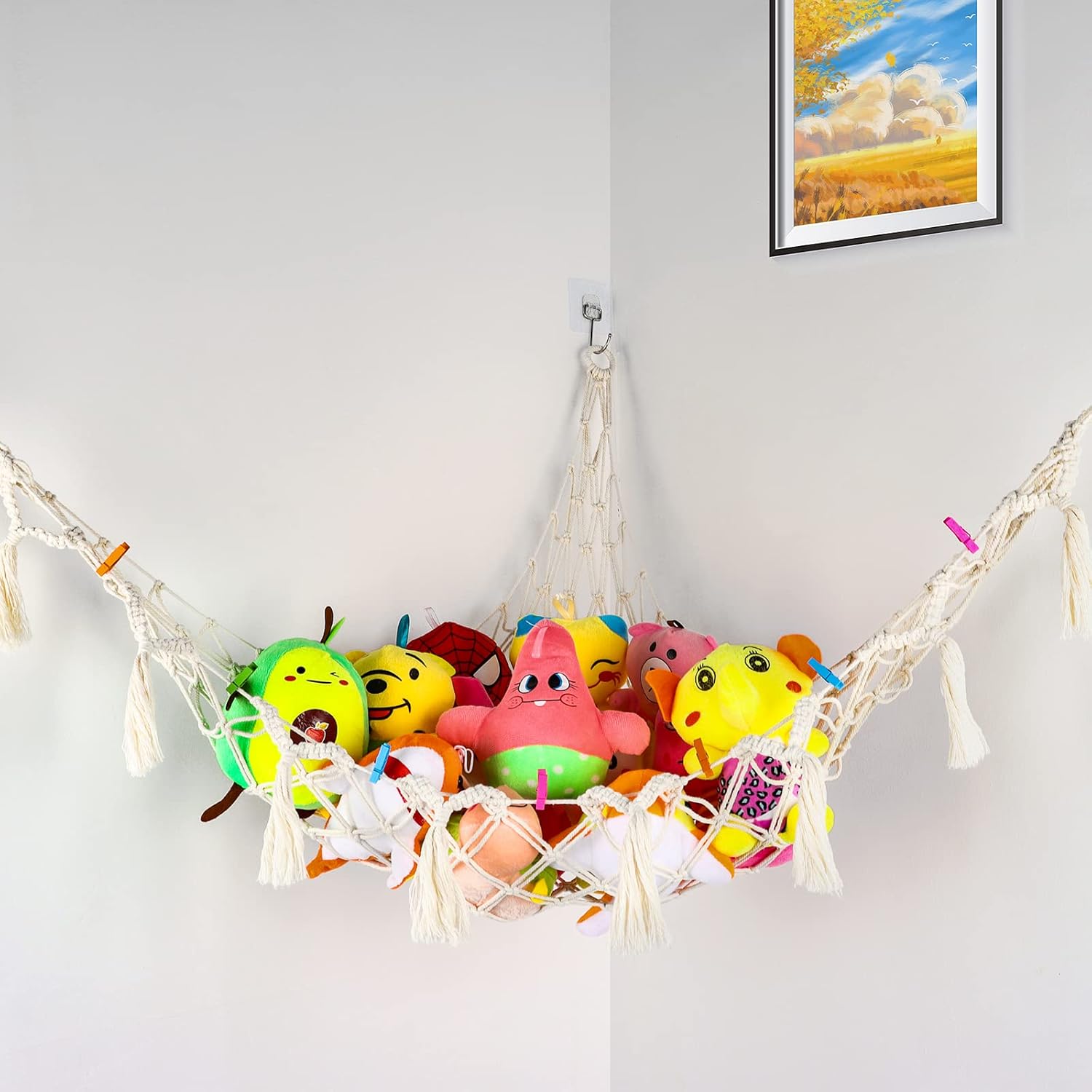 Esonto Stuffed Animals Net Or Hammock Toy Hammock for