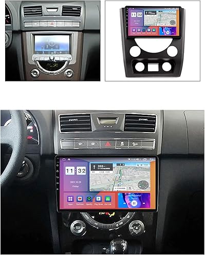 Miniatura 9 de ZEARLY Radio de coche Android de 9 pulgadas estéreo doble DIN con navegación pantalla táctil GPS estéreo para SsangYong Rexton W 2014-2016 soporte