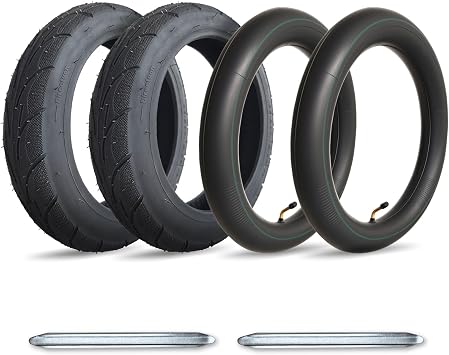 2 Pack 2.50-10 Dirt Bike Tire and Tube Set