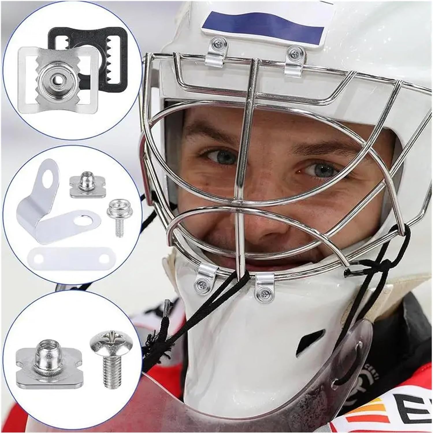 Hockey Helmet Repair Kit 57 Pcs/set Helmet Repair Kit; Suitable For Repairing American Football Helmets