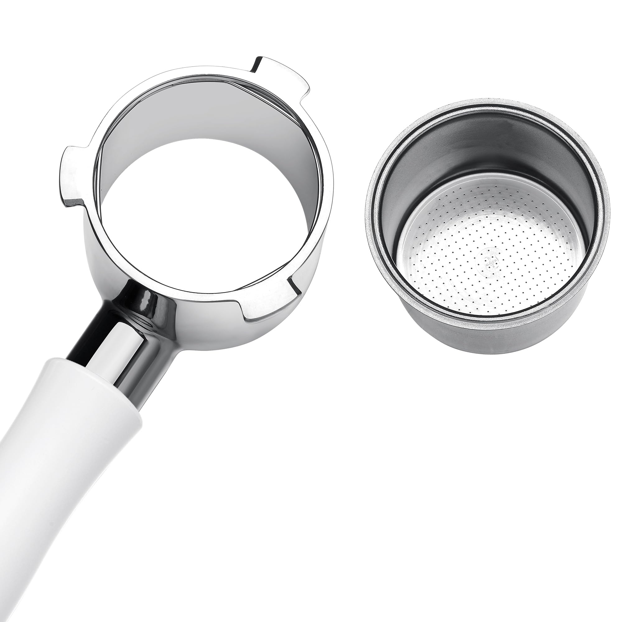 Normcore 51mm Precision High Extraction Filter Basket, Portafilter Coffee Filter, 18g Bottomless Basket For 51mm Espresso Machines, 304 Stainless Normcore 51mm Precision High Extraction Filter Basket, Portafilter Coffee Filter, 18g Bottomless Basket For 51mm Espresso Machines, 304 Stainless