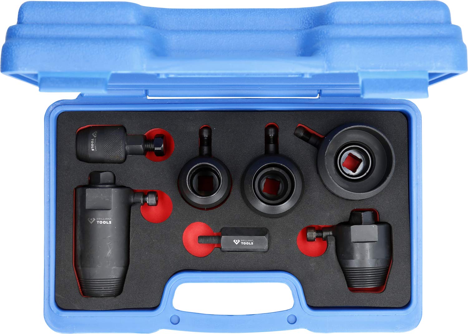 BRILLIANT TOOLS BT542070 Juego de extractores de retenes radiales de cigüeñal/árbol de levas para VAG [Powered by KS TOOLS]