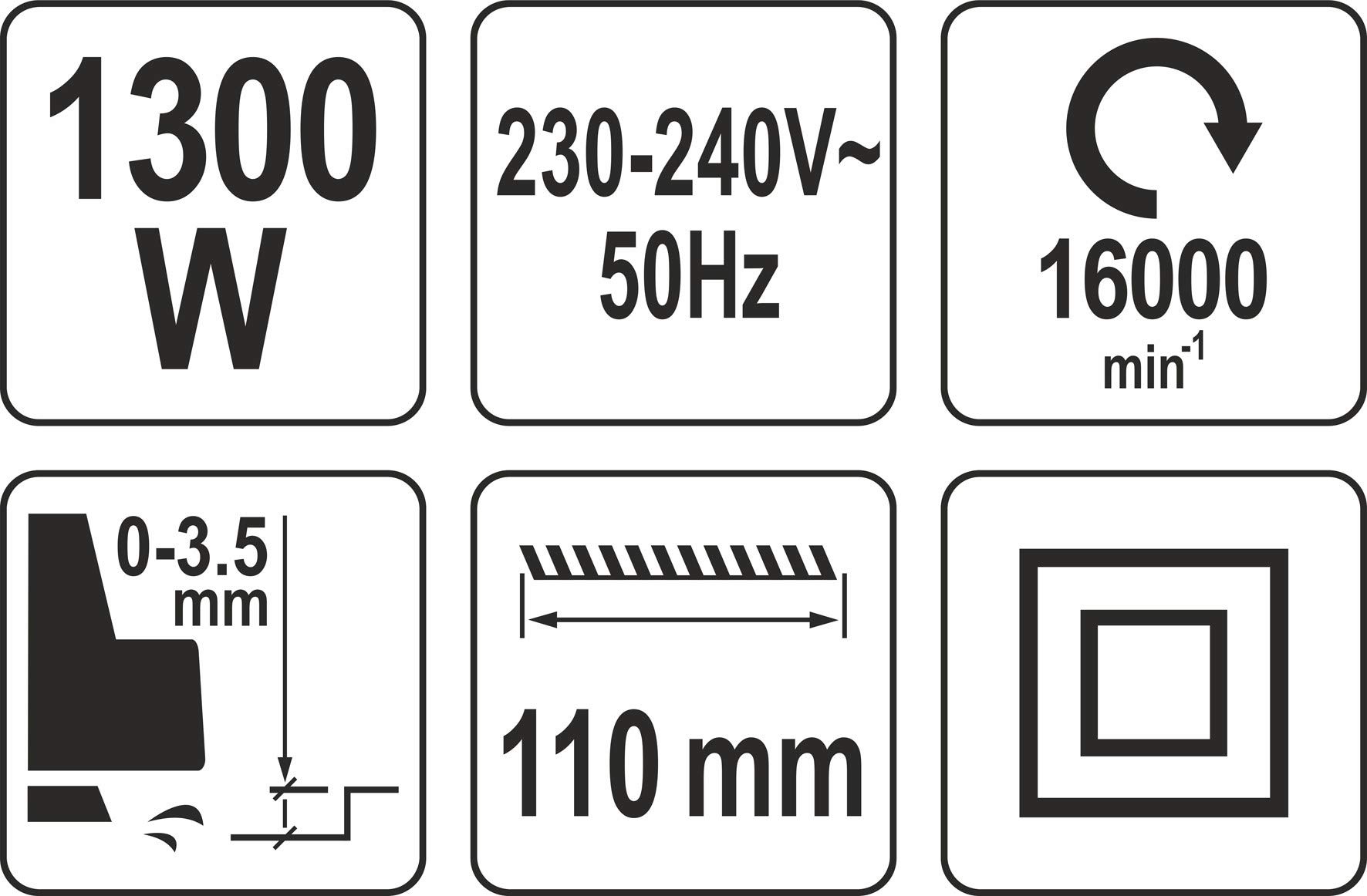 Yato ‎YT-82144 Strug, Czerwony, 110 mm
