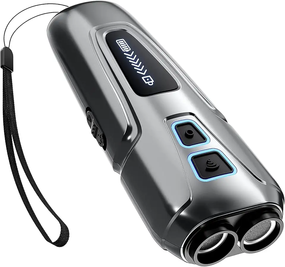 Repelente ultrassônico para cães, dispositivos dissuasores de latidos, recarregável, portátil, multifuncional, anti-ruído, anti-latidos, treinador de cães de estimação, silenciador de latidos,