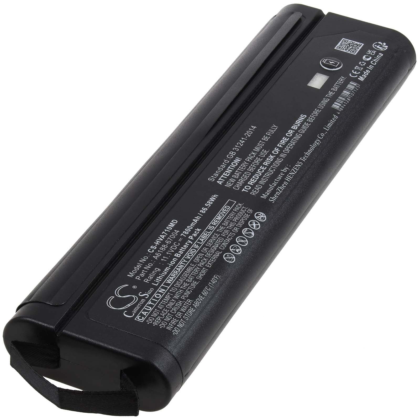 Batteria compatibile con Tektronix tipo NI2040A24, 11,1, agli ioni di litio