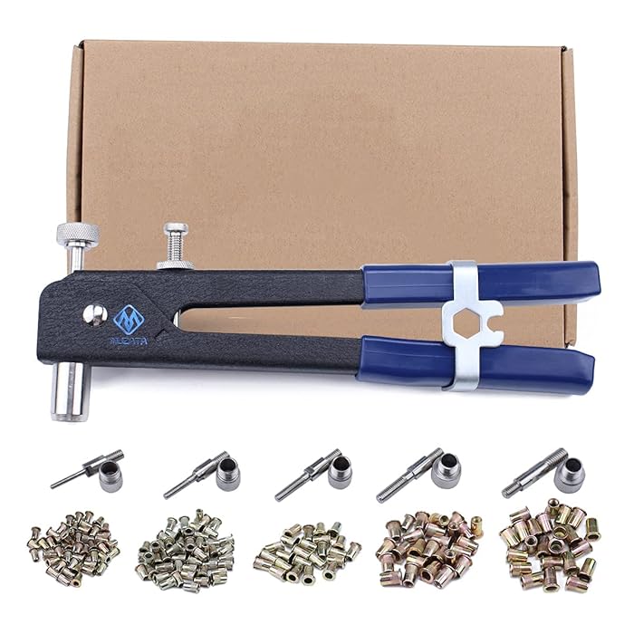 Buy Muzata Hand Rivet Tool Nut Setter Kit,Heavy Duty Thread Blind
