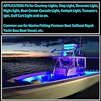 Vista 12 de Tira de luces LED marinas, tira de luces de cortesía, iluminación led marina, luces de cortesía para barco, tira de luces de 12 voltios, luces