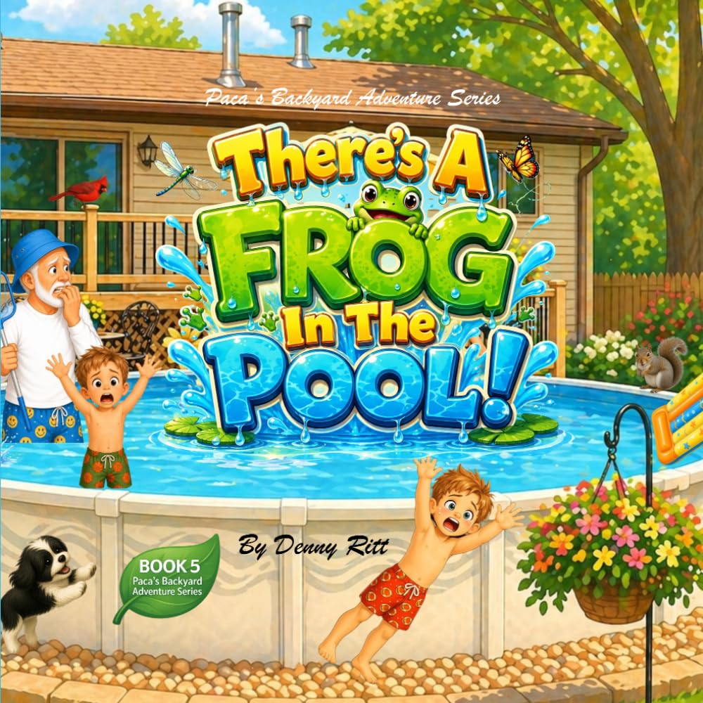 There's A Frog In The Pool! (Paca’s Backyard Adventure Series)