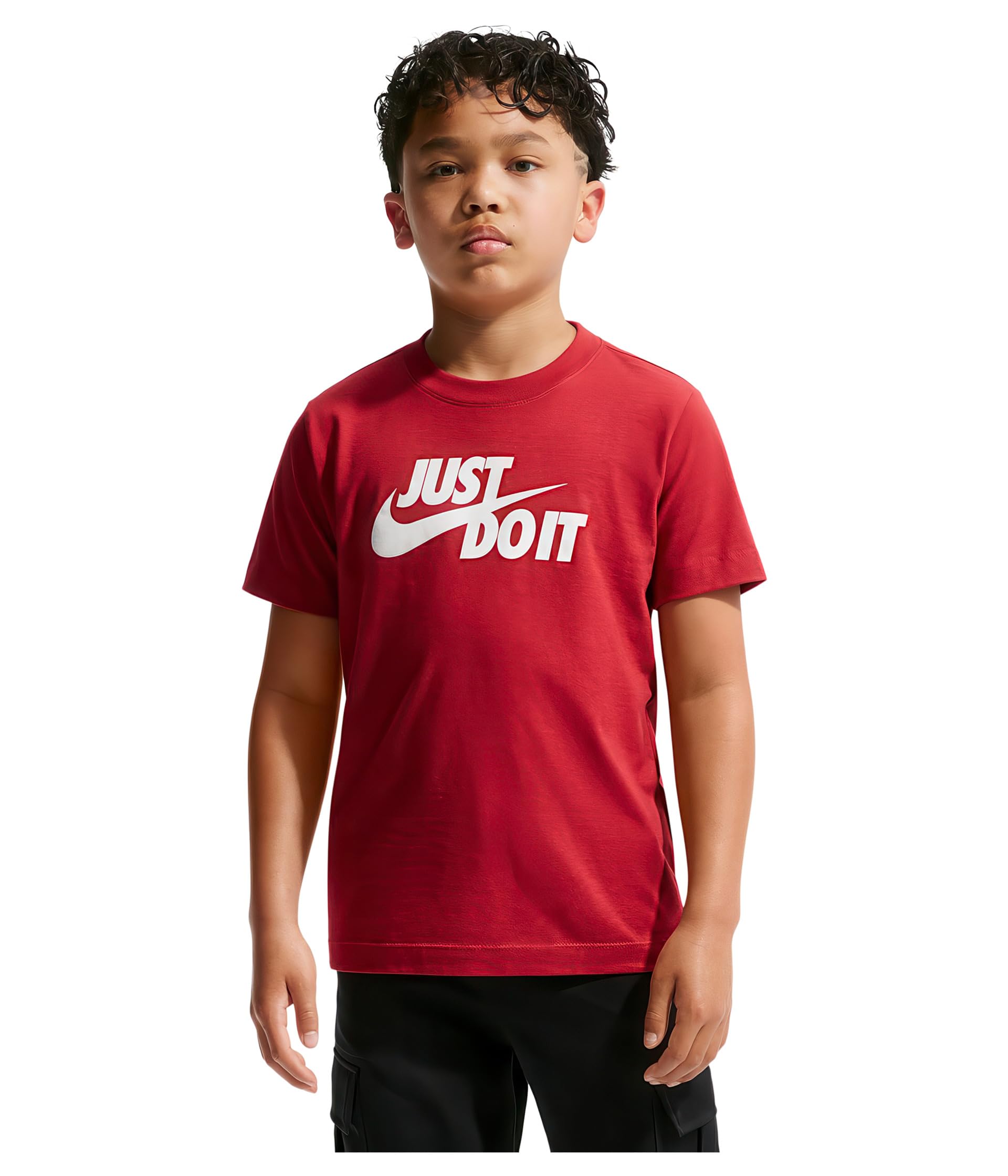 Unisex Big Kids' Sportswear Club Just Do It T-Shirt - Boys and Girls