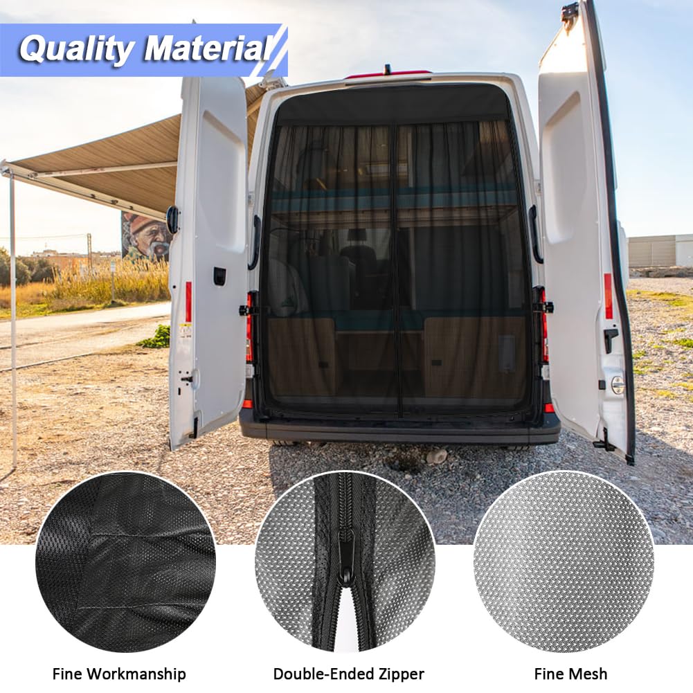 Moskitiera kompatybilna z VW Crafter II 2017- do tylnej klapy