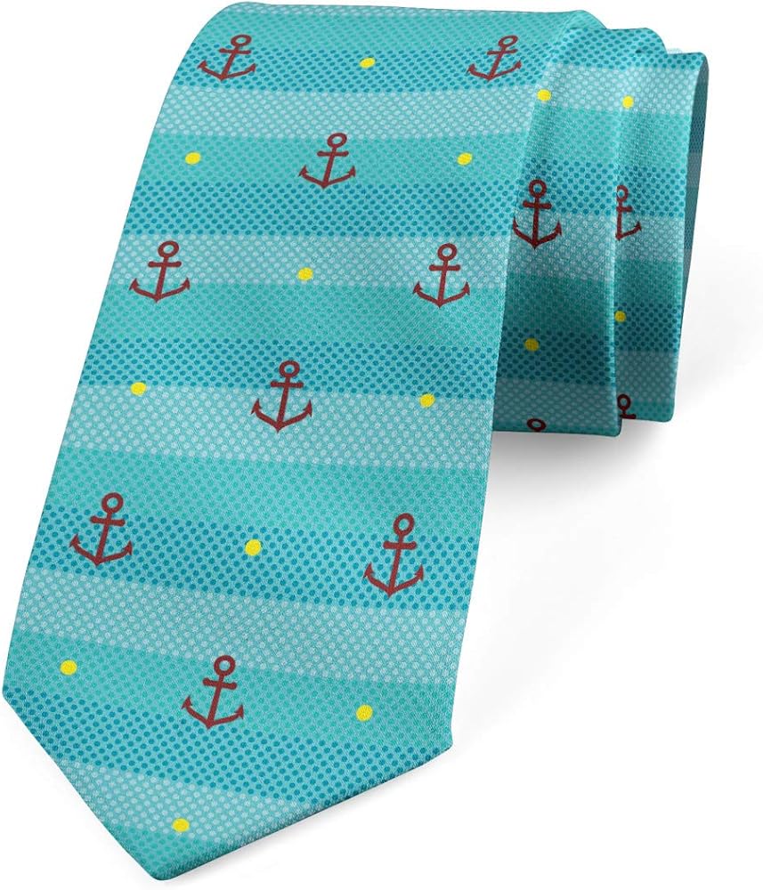 ambesonne multicolor modern men's tie